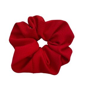 Women's Hair Scrunchie. Red. Medium. Streetwear. Resortwear. Holidays. Cute.